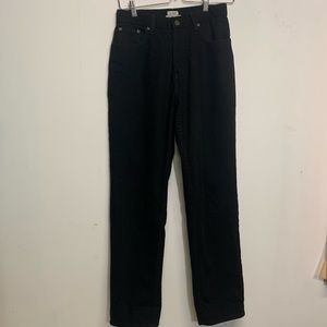 Vintage High Waisted LL Bean Black Jeans